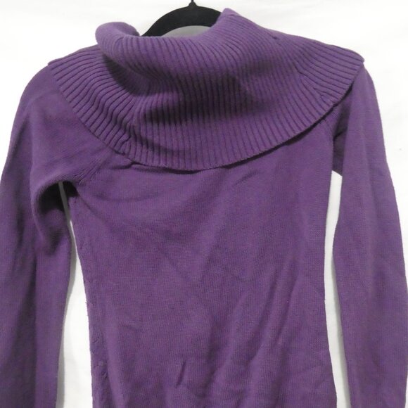 GUESS | medium | Purple Cowl Neck Sweater - Picture 10 of 16